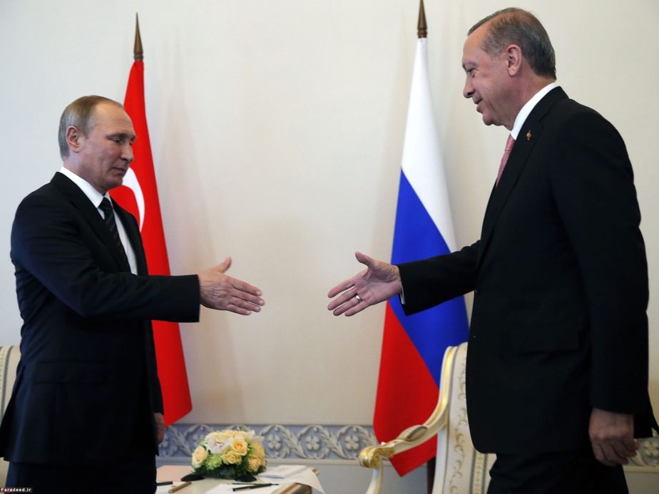 دیدار اردوغان و پوتین در سن پترزبورگ، روسیه