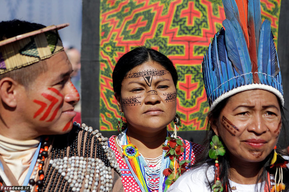 اعتراض بومیان در کنفرانس تغییرات اقلیمی مراکش