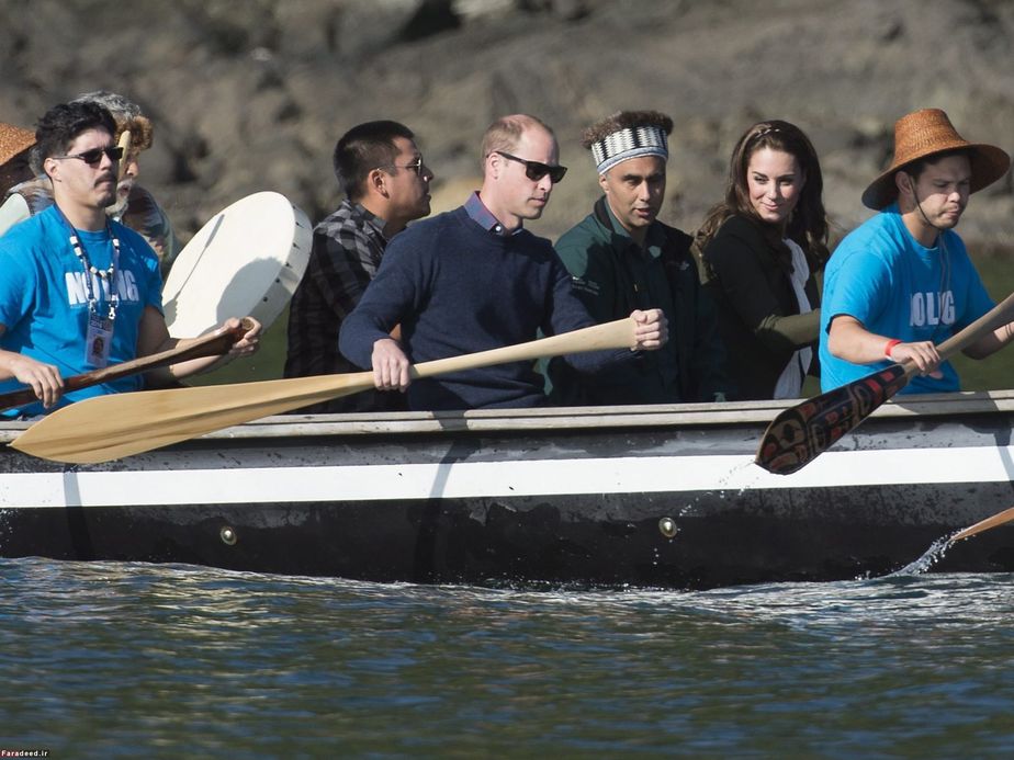 تور ماهیگیری در سفر خانواده سلطنتی انگلیس به کانادا