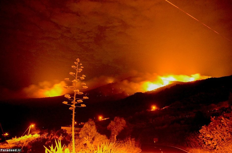 آتش‌سوزی در جزایر قناری