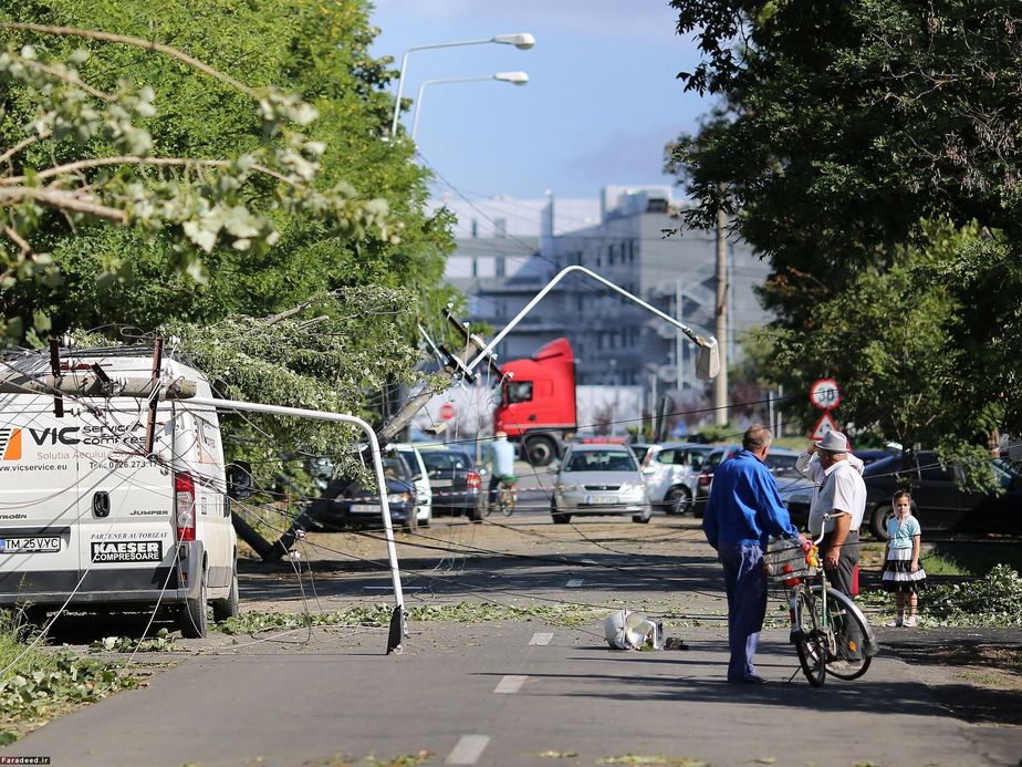 توفان مرگبار در رومانی