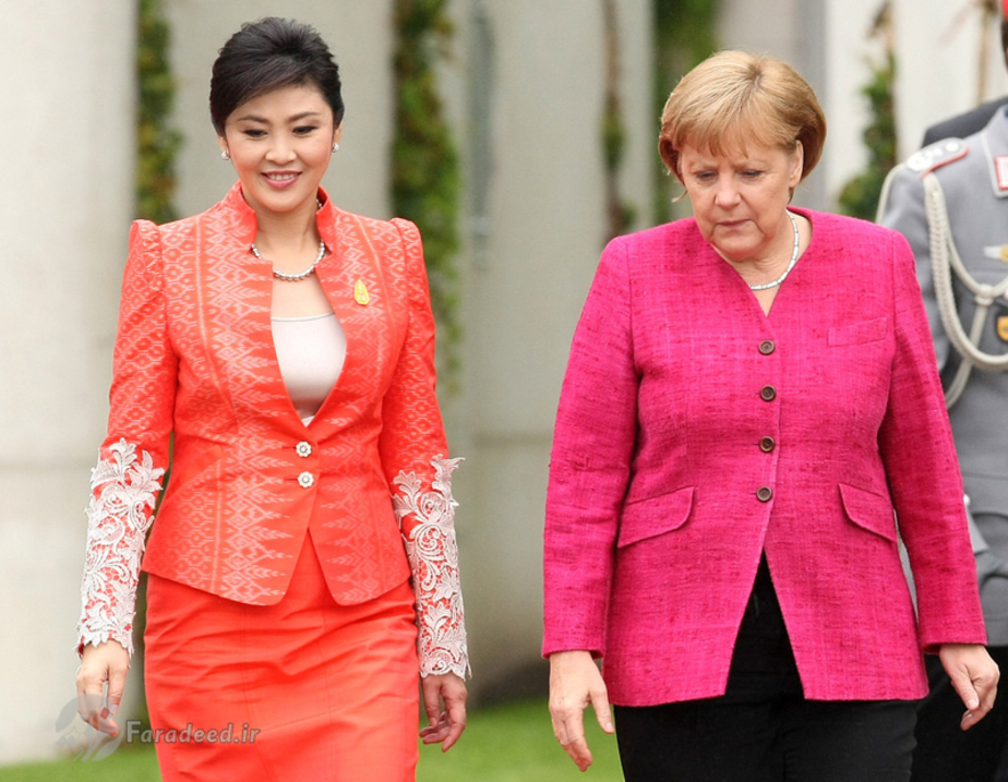 شیناواترا و انگلا مرکل صدراعظم المان در جریان ملاقات سران دو کشور در برلین. جولای 2012