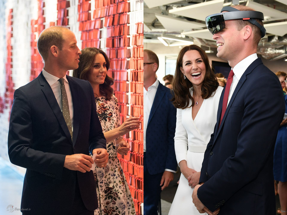 کیت میدلتون و شاهزاده ویلیام در بازدید از موزه و مرکز فناوری در لهستان