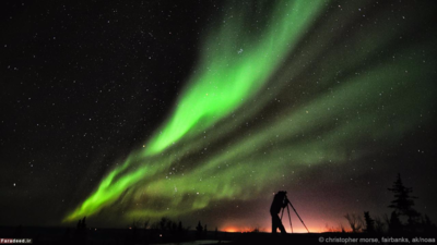 شکار پدیده شفق قطبی