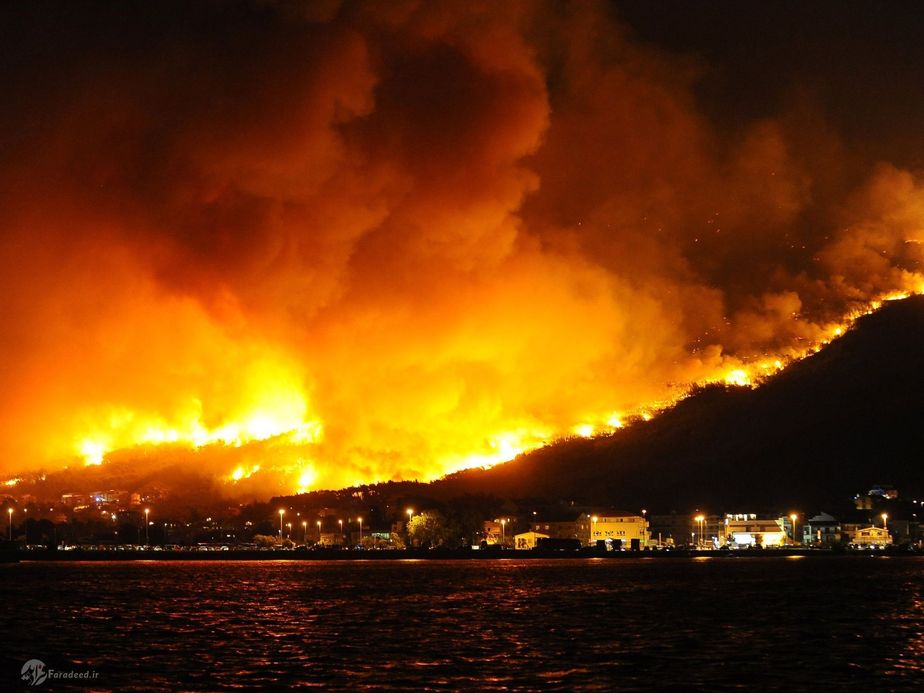 آتش‌سوزی شدید در کرواسی