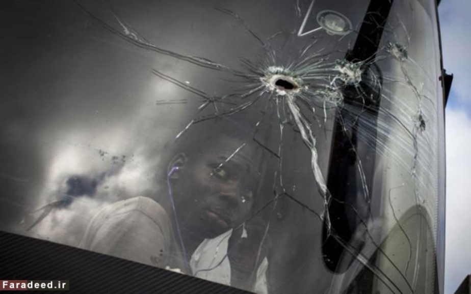 شیشه گلوخورده توسط نیروهای مخالف در موزامبیک