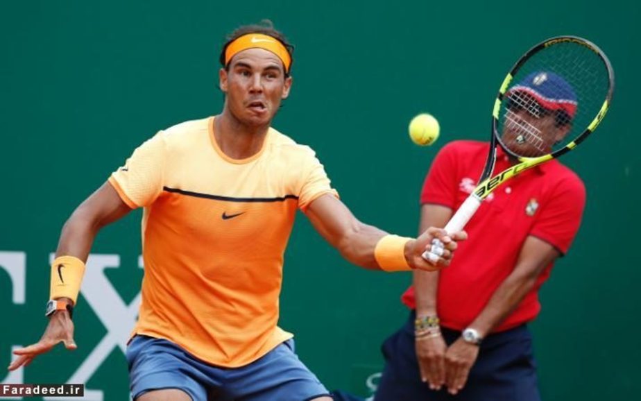 رافائل نادال در مسابقه نهایی مونت کارلو رولکس مستر؛ فرانسه