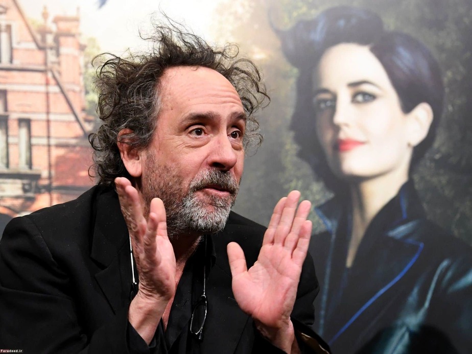 تیم برتون، کارگردان در کنفرانس مطبوعاتی آخرین فیلمش در توکیو