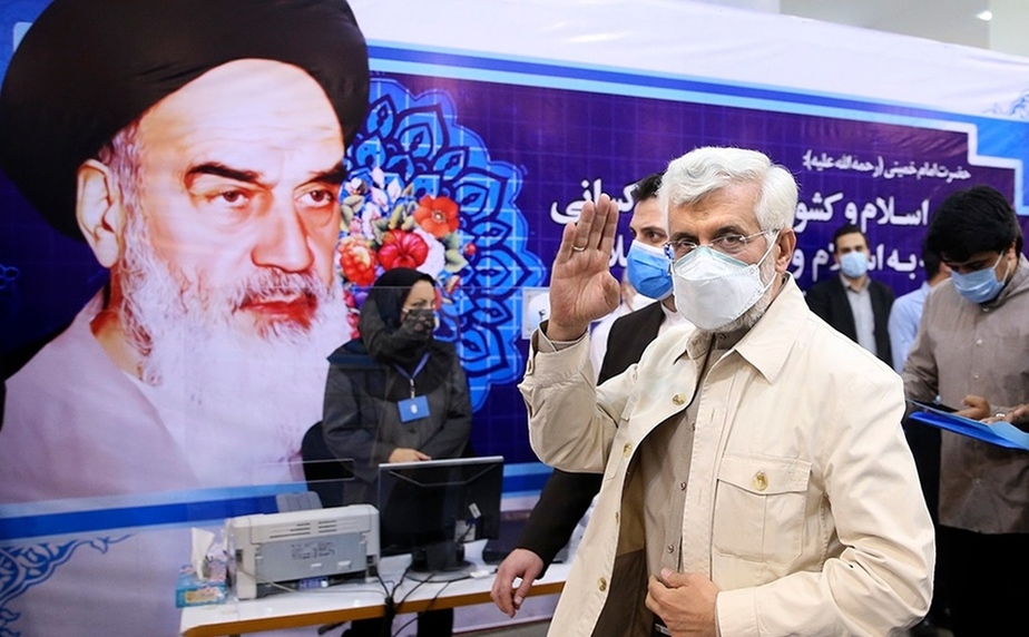 سعید جلیلی در آخرین روز ثبت نام انتخابات سیزدهمین دوره ریاست جمهوری. عکس: فارس، مهدی مریزاد