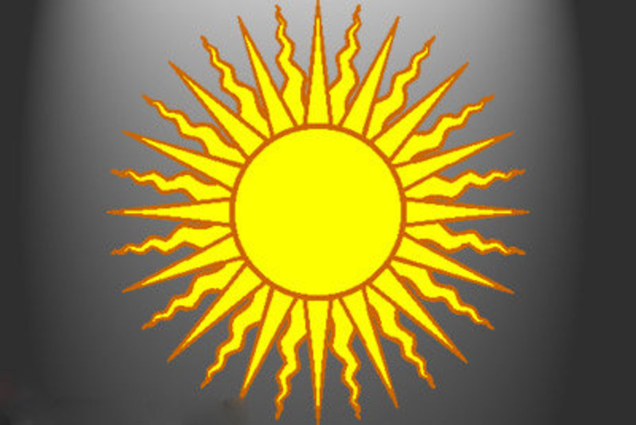 درفش اشکانیان با خورشید آراسته می‌شده است 