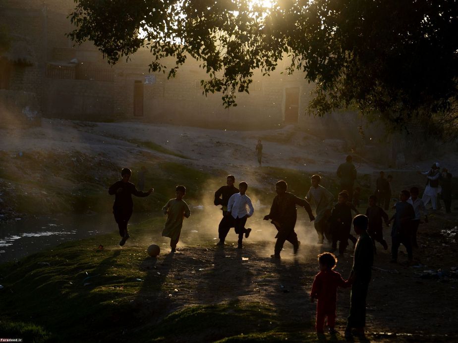 بازی کودکان افغانی در هرات