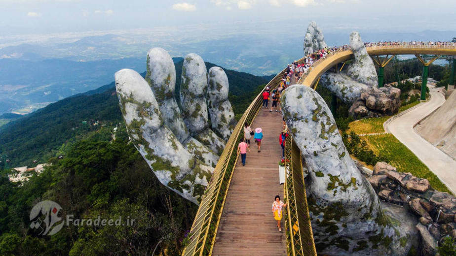 پل طلایی ۱۵۰ متری ویتنام