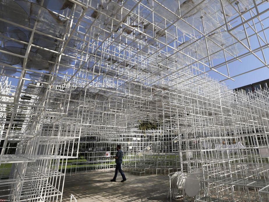 نمایش اثر هنری، هنرمند ژاپنی در آلبانی