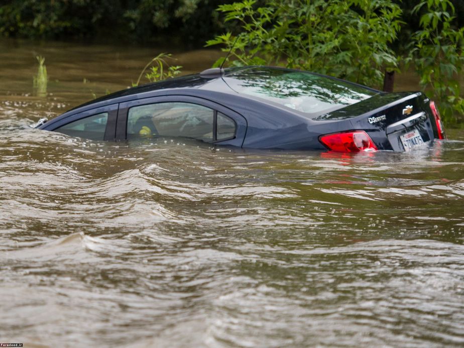 سیل در لوئیزینا