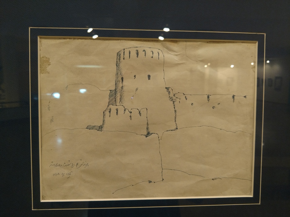 قلعه‌ای در یزد، اثر آیدین آغذاشلو