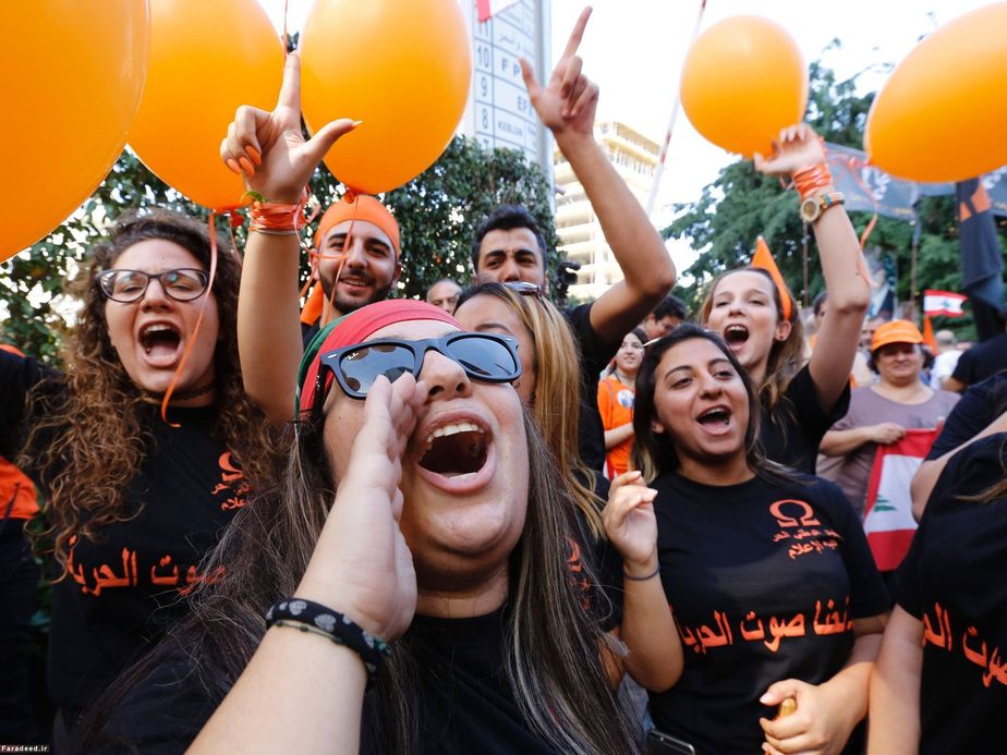 شادی لبنانی ها پس از انتخاب رئیس‌جمهور