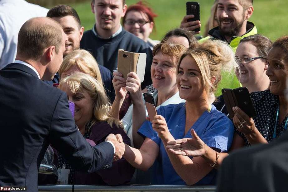 شاهزاده ویلیام در مراسم افتتاح مرکز درمانی در لیورپول