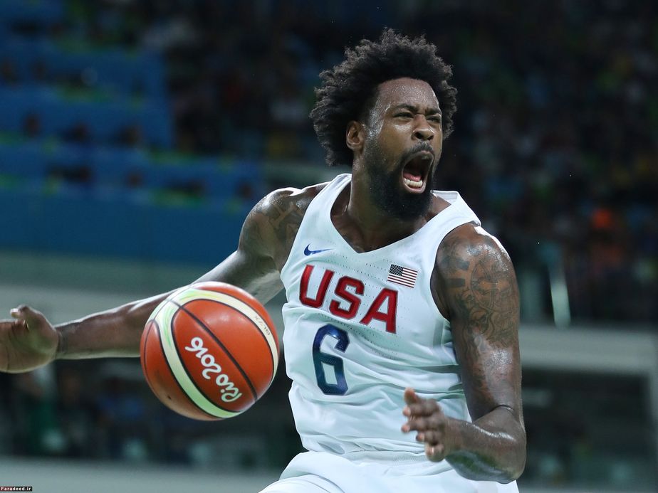 آندره جردن در مسابقه بسکتبال المپیک